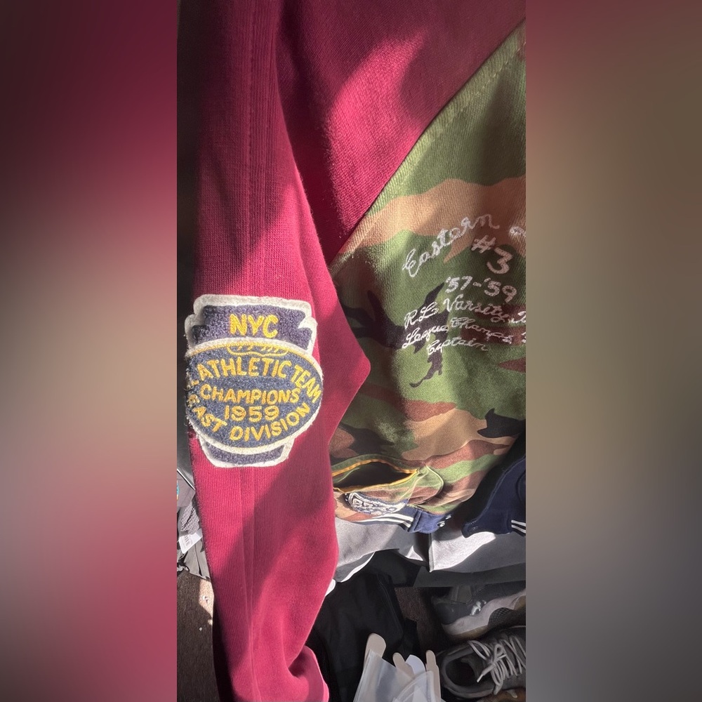 Polo Ralph Lauren Tiger Varsity Jacket (Camo/Multi Color)